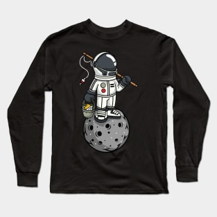 Astronaut Star Fishing Long Sleeve T-Shirt